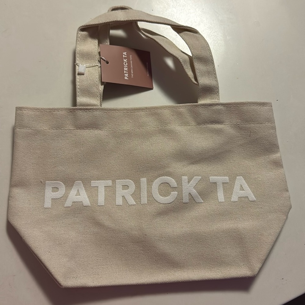 Patrick ta small tote for make up